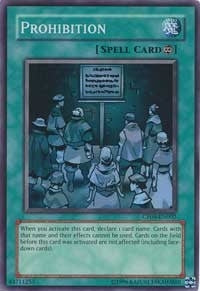 Image for Prohibition (Champion Pack 8) (CP08-EN002) - YuGiOh