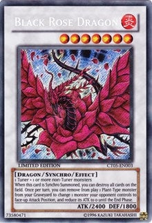 Image for Black Rose Dragon (2008 Collectors Tin) (CT05-EN003) - YuGiOh