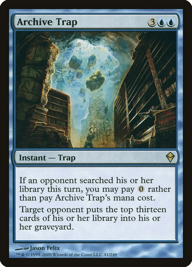 Image for Archive Trap (Zendikar) (41) - Magic: The Gathering