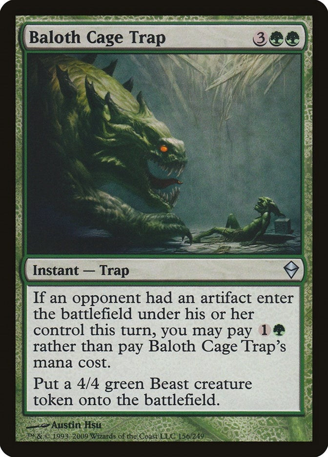 Image for Baloth Cage Trap (Zendikar) (156) - Magic: The Gathering