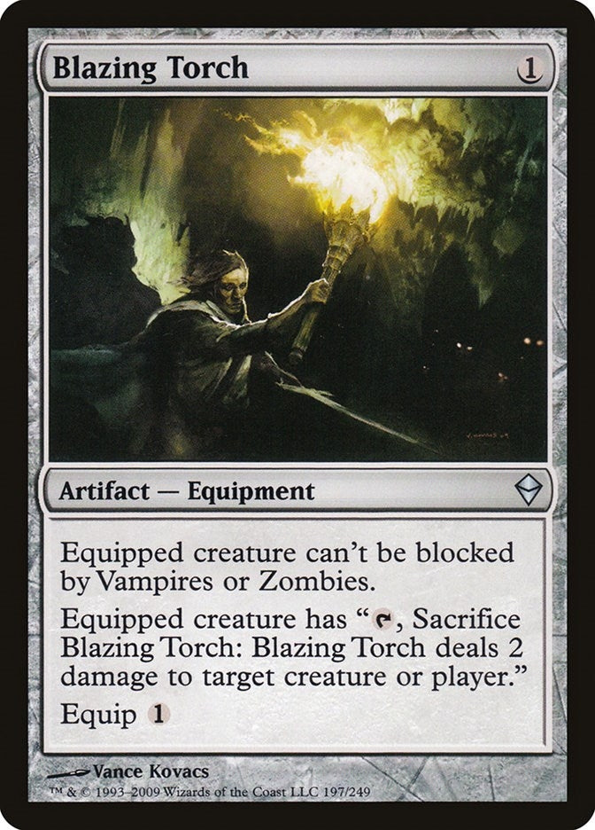 Image for Blazing Torch (Zendikar) (197) - Magic: The Gathering