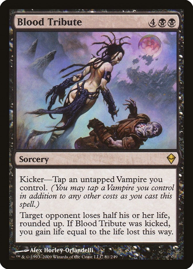 Image for Blood Tribute (Zendikar) (81) - Magic: The Gathering