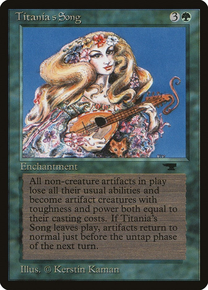 Image for Titania's Song (Antiquities) - Magic: The Gathering