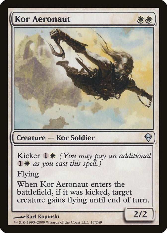 Image for Kor Aeronaut (Zendikar) (17) - Magic: The Gathering
