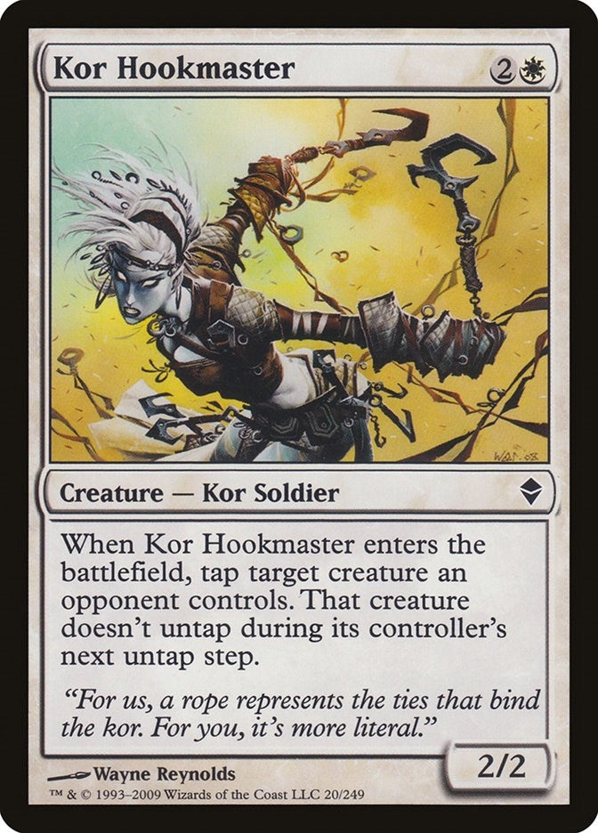 Image for Kor Hookmaster (Zendikar) (20) - Magic: The Gathering