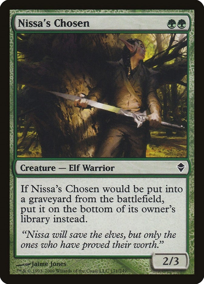 Image for Nissa's Chosen (Zendikar) (171) - Magic: The Gathering