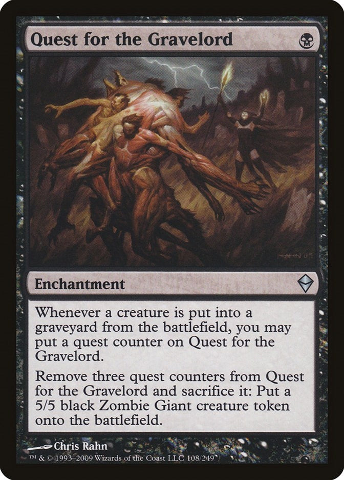 Image for Quest for the Gravelord (Zendikar) (108) - Magic: The Gathering