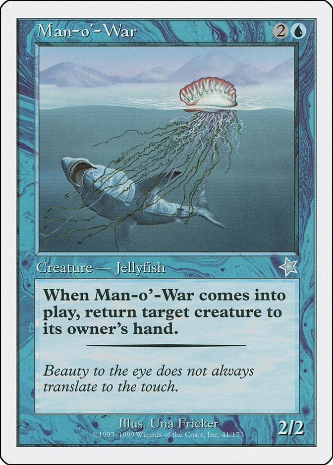 Image for Man-o'-War (Starter 1999) (41) - Magic: The Gathering