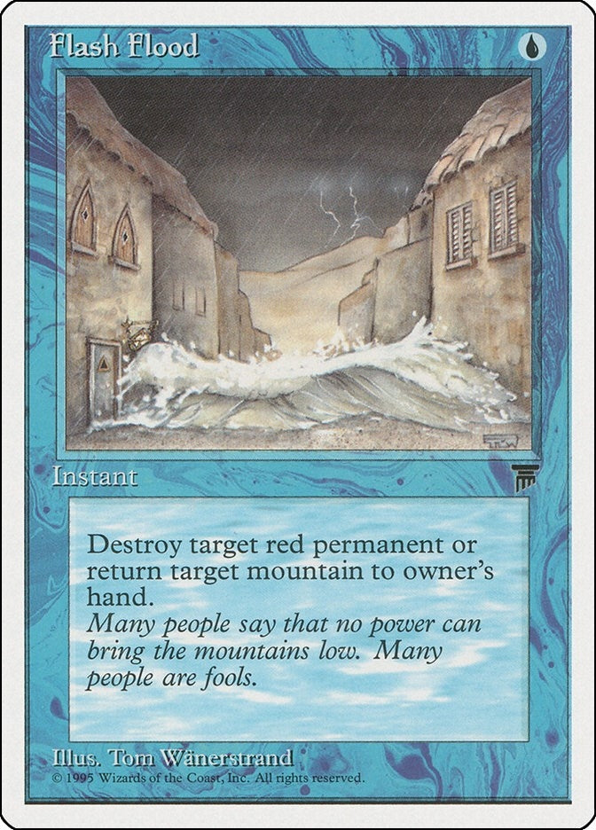 Image for Flash Flood (Chronicles) - Magic: The Gathering
