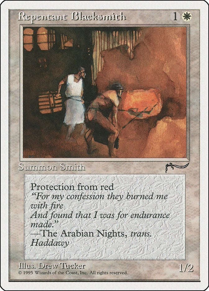 Image for Repentant Blacksmith (Chronicles) - Magic: The Gathering