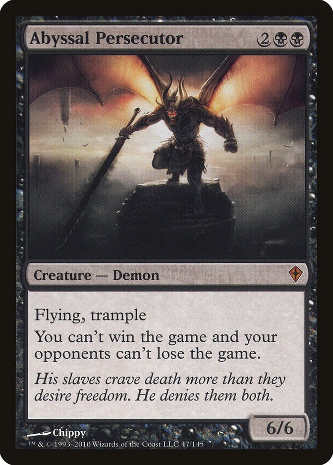 Image for Abyssal Persecutor (Worldwake) (47) - Magic: The Gathering