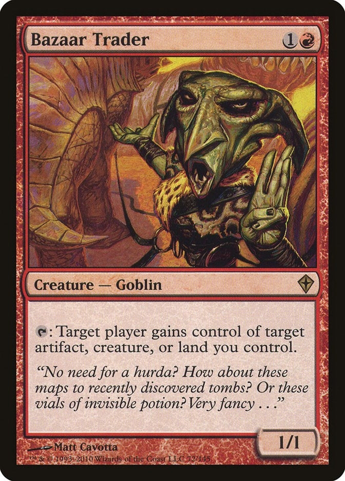 Image for Bazaar Trader (Worldwake) (72) - Magic: The Gathering