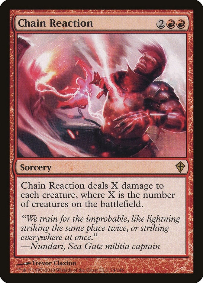 Image for Chain Reaction (Worldwake) (74) - Magic: The Gathering