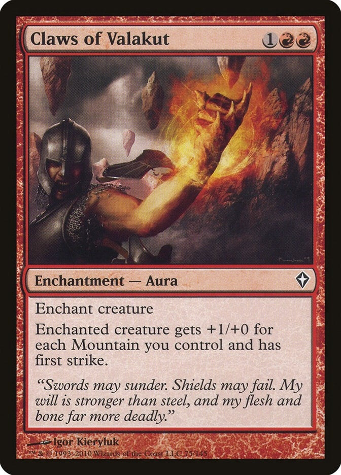 Image for Claws of Valakut (Worldwake) (75) - Magic: The Gathering