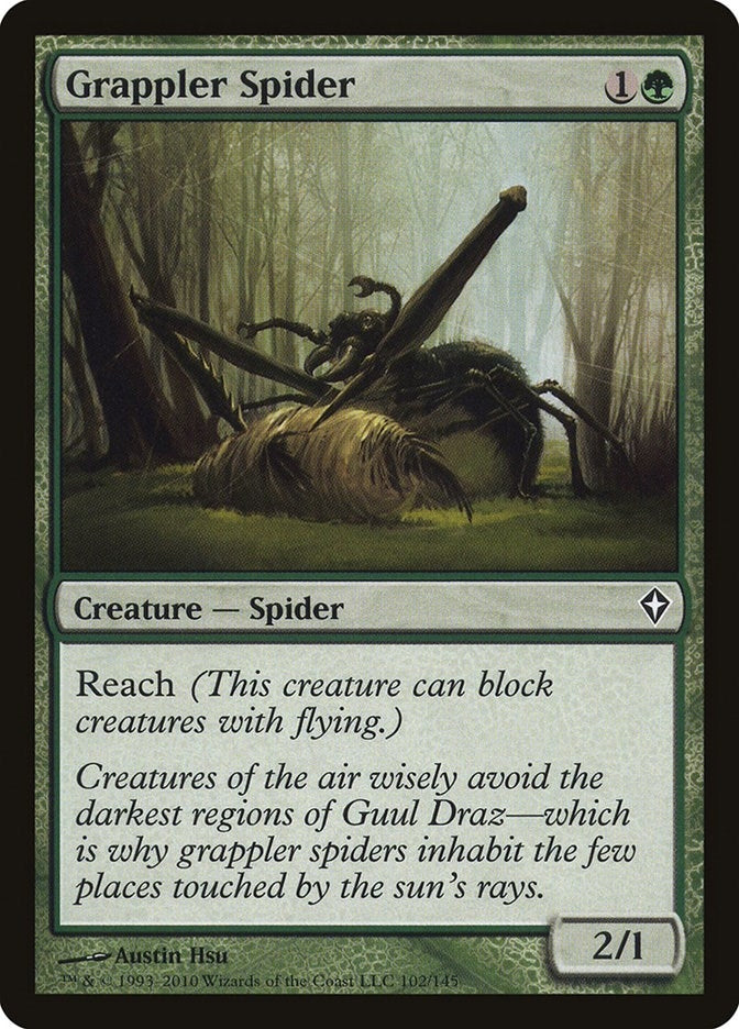 Image for Grappler Spider (Worldwake) (102) - Magic: The Gathering