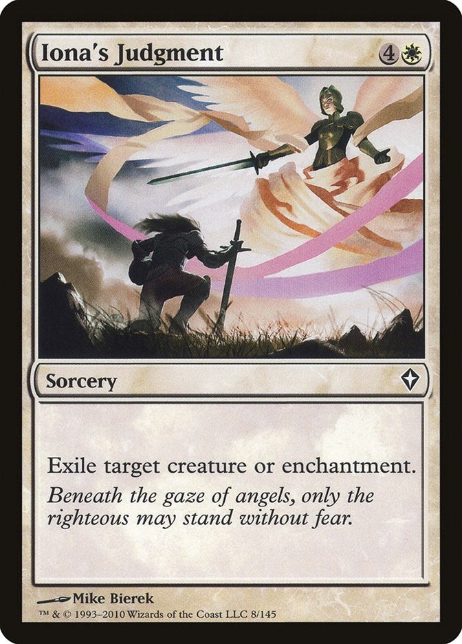 Image for Iona's Judgment (Worldwake) (8) - Magic: The Gathering