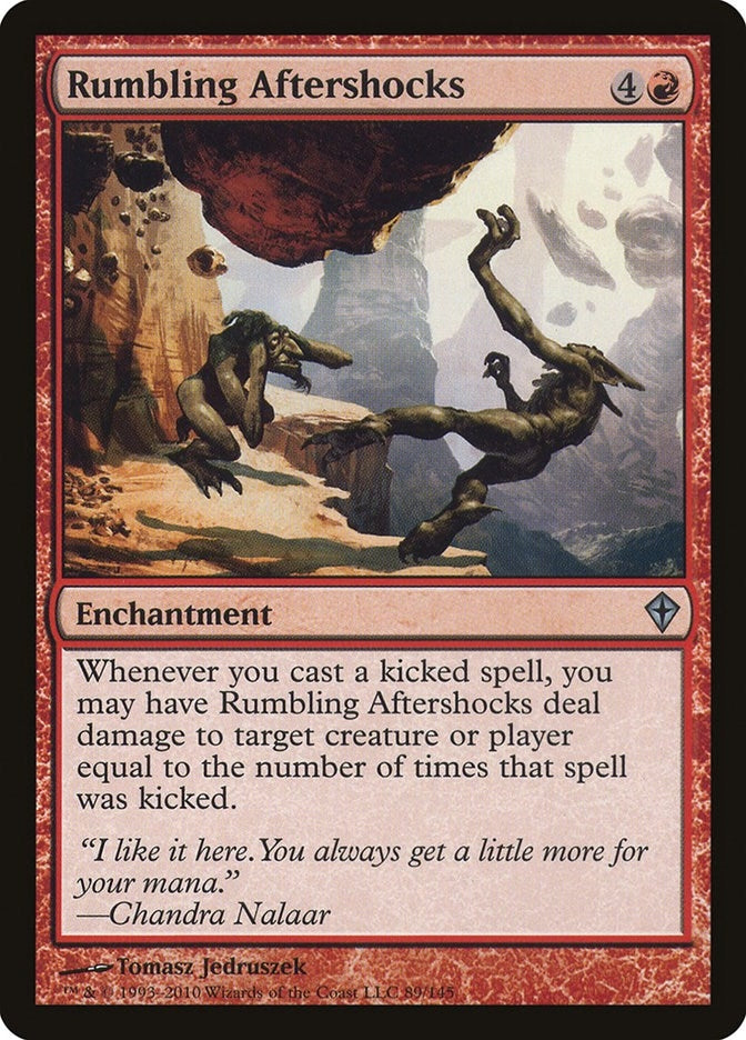 Image for Rumbling Aftershocks (Worldwake) (89) - Magic: The Gathering