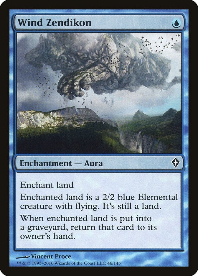 Image for Wind Zendikon (Worldwake) (46) - Magic: The Gathering