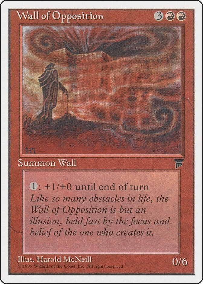 Image for Wall of Opposition (Chronicles) - Magic: The Gathering
