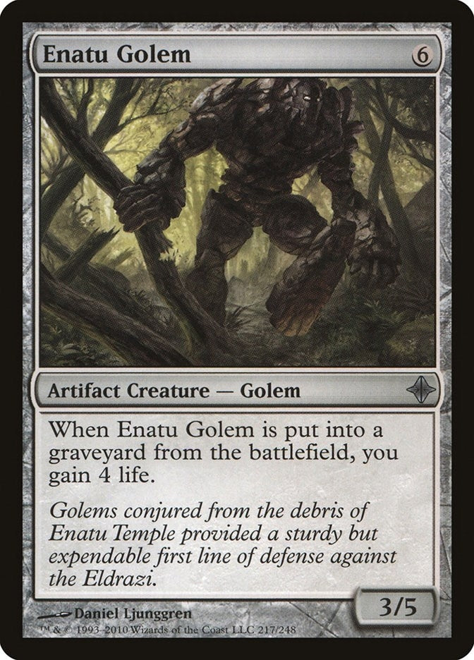 Image for Enatu Golem (Rise of the Eldrazi) (217) - Magic: The Gathering