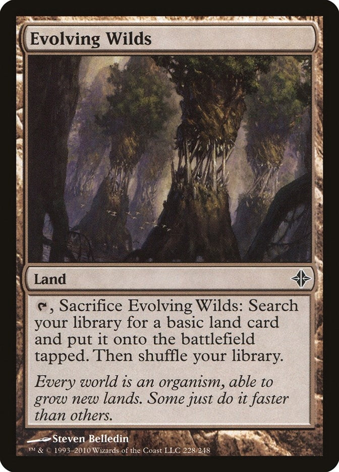 Image for Evolving Wilds (Rise of the Eldrazi) (228) - Magic: The Gathering