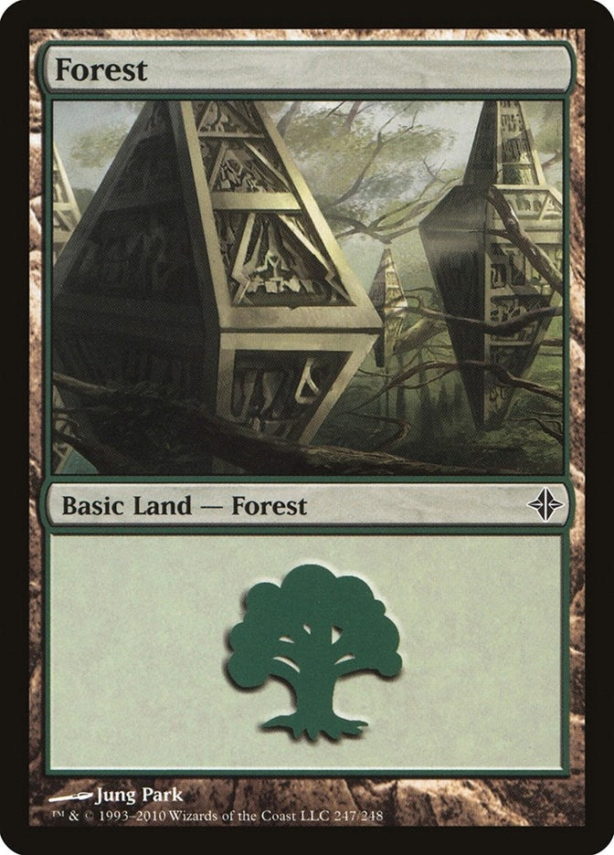 Image for Forest (247) (Rise of the Eldrazi) (247) - Magic: The Gathering