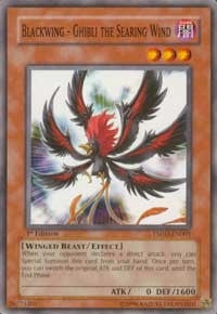 Image for Blackwing - Ghibli the Searing Wind (The Shining Darkness) (TSHD-EN001) - YuGiOh