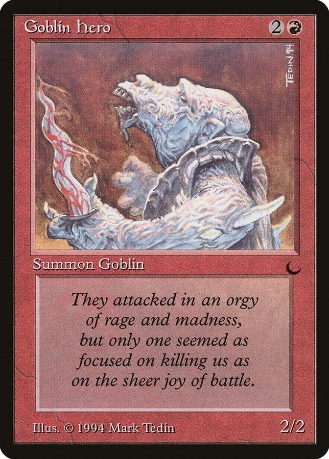 Image for Goblin Hero (The Dark) - Magic: The Gathering