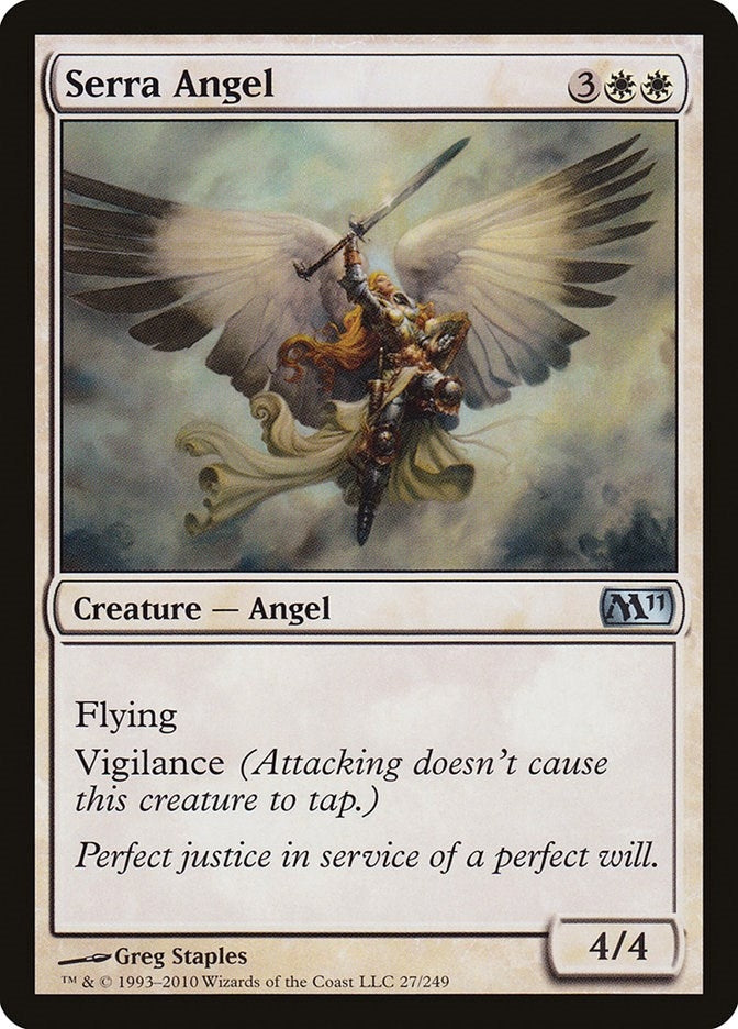 Image for Serra Angel (Magic 2011 (M11)) (27) - Magic: The Gathering