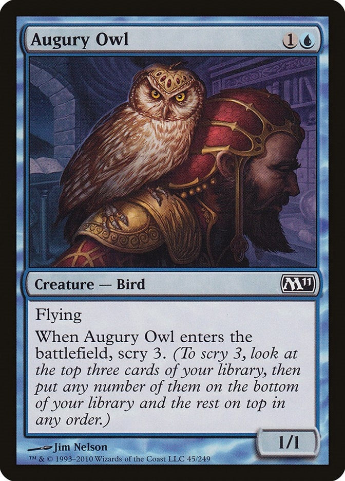 Image for Augury Owl (Magic 2011 (M11)) (45) - Magic: The Gathering