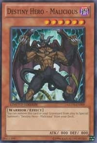 Image for Destiny HERO - Malicious (Gold Series 3) (GLD3-EN009) - YuGiOh