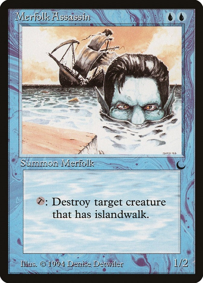 Image for Merfolk Assassin (The Dark) - Magic: The Gathering