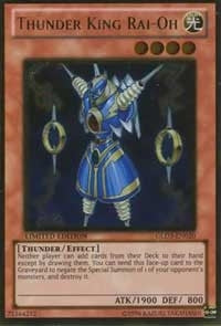 Image for Thunder King Rai-Oh (Gold Series 3) (GLD3-EN020) - YuGiOh