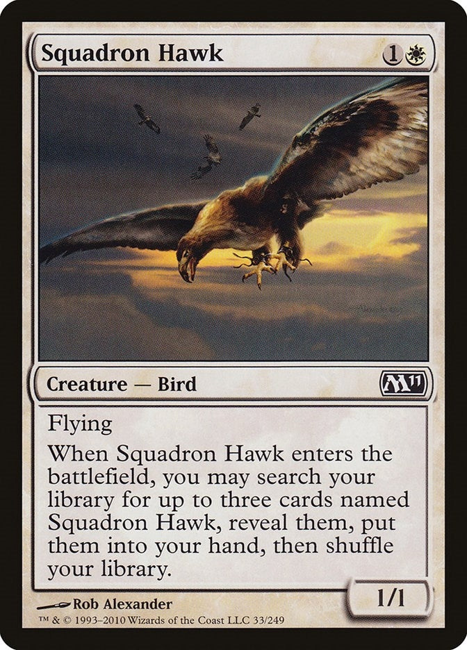 Image for Squadron Hawk (Magic 2011 (M11)) (33) - Magic: The Gathering