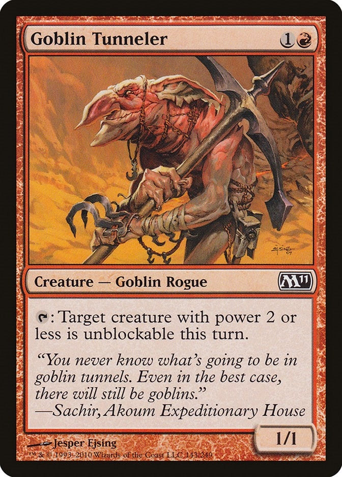 Image for Goblin Tunneler (Magic 2011 (M11)) (143) - Magic: The Gathering