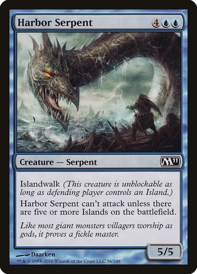 Image for Harbor Serpent (Magic 2011 (M11)) (56) - Magic: The Gathering