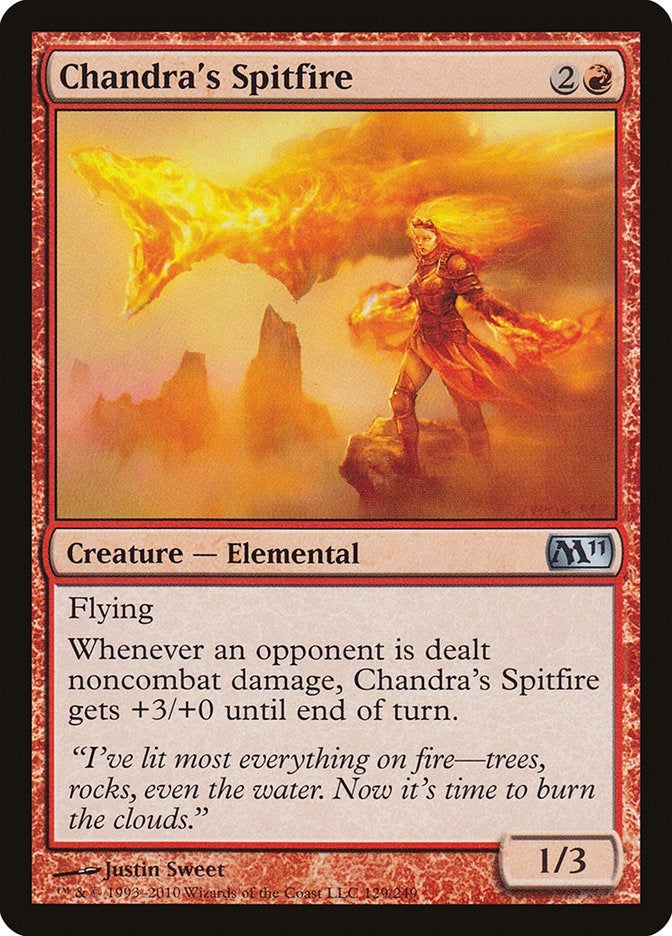 Image for Chandra's Spitfire (Magic 2011 (M11)) (129) - Magic: The Gathering