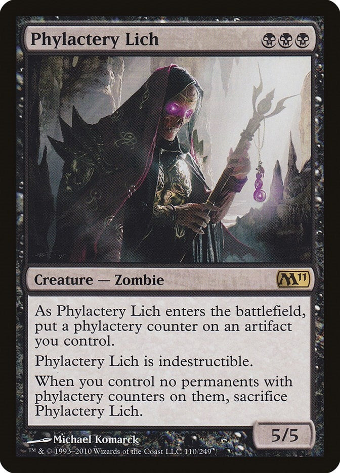 Image for Phylactery Lich (Magic 2011 (M11)) (110) - Magic: The Gathering