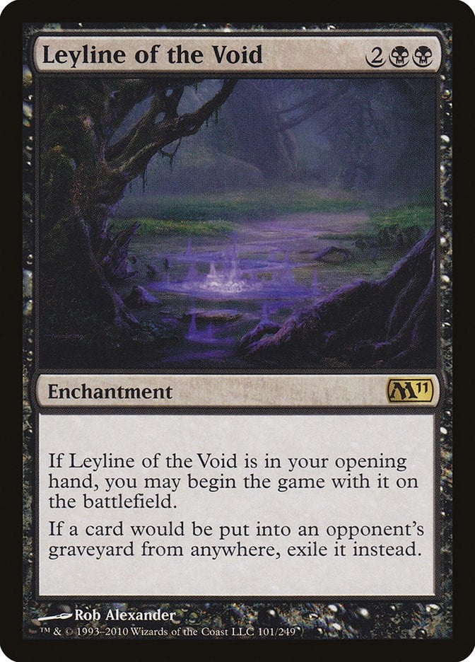 Image for Leyline of the Void (Magic 2011 (M11)) (101) - Magic: The Gathering