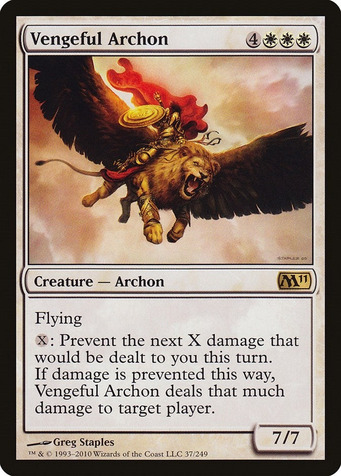 Image for Vengeful Archon (Magic 2011 (M11)) (37) - Magic: The Gathering
