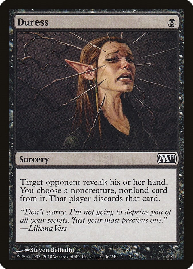 Image for Duress (Magic 2011 (M11)) (96) - Magic: The Gathering