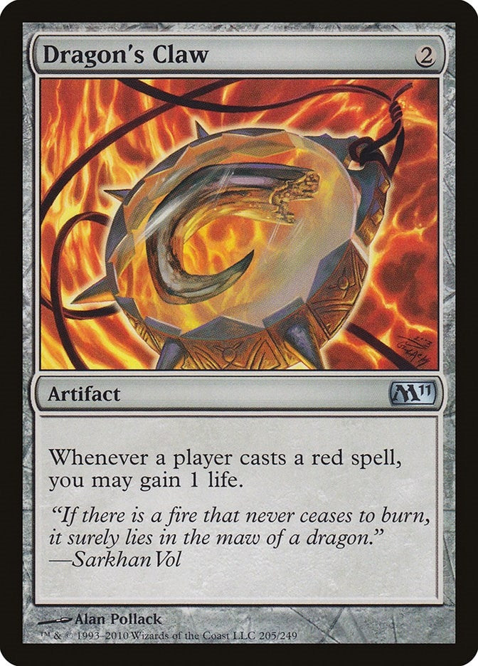 Image for Dragon's Claw (Magic 2011 (M11)) (205) - Magic: The Gathering