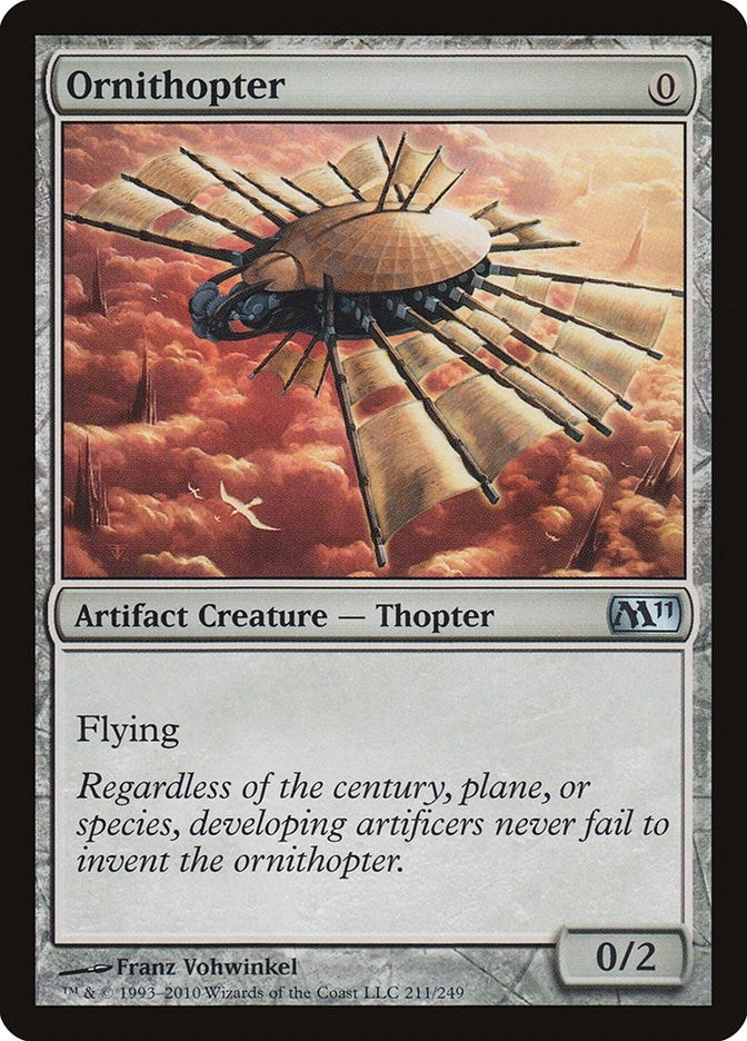 Image for Ornithopter (Magic 2011 (M11)) (211) - Magic: The Gathering