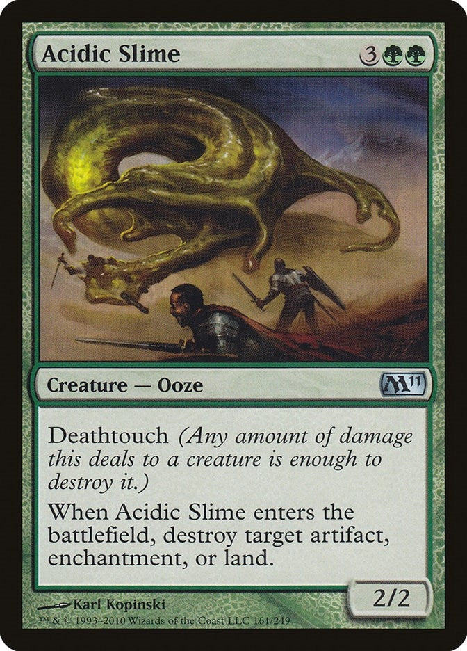 Image for Acidic Slime (Magic 2011 (M11)) (161) - Magic: The Gathering