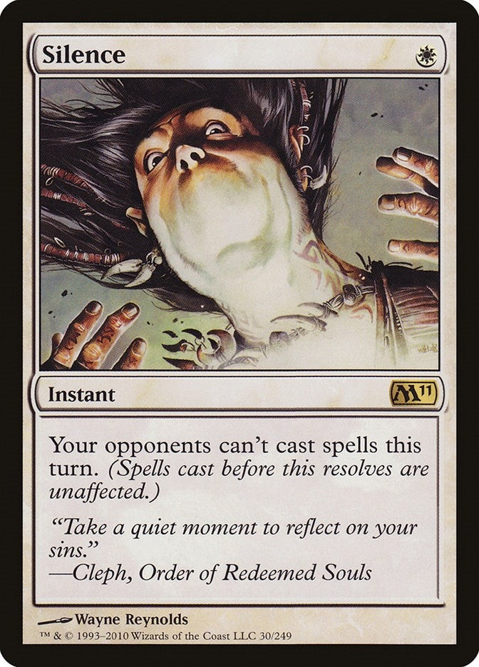 Image for Silence (Magic 2011 (M11)) (30) - Magic: The Gathering