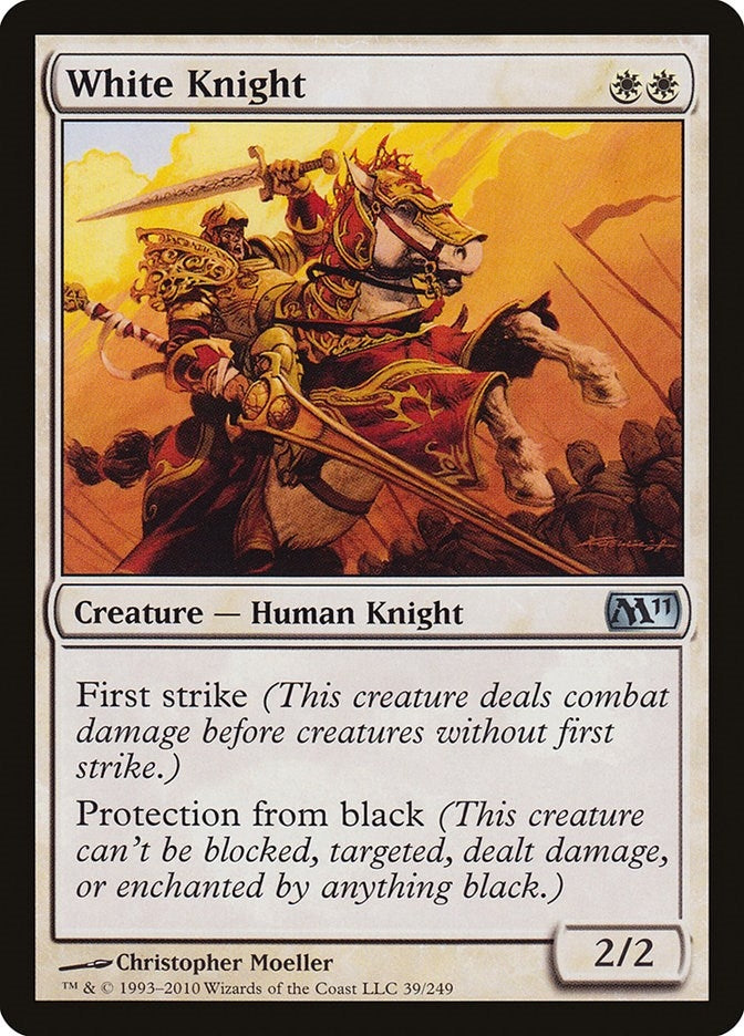 Image for White Knight (Magic 2011 (M11)) (39) - Magic: The Gathering