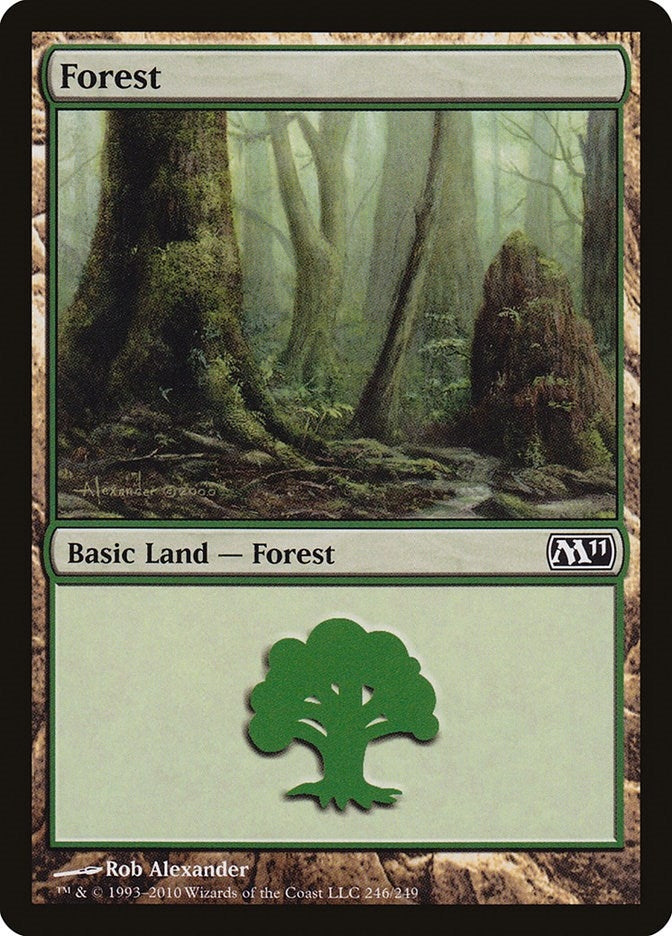 Image for Forest (246) (Magic 2011 (M11)) (246) - Magic: The Gathering