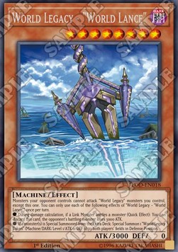 World Legacy - "World Lance" - Flames of Destruction (Rare) [FLOD-018]