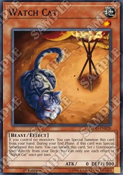 Watch Cat - Flames of Destruction (Common) [FLOD-028]