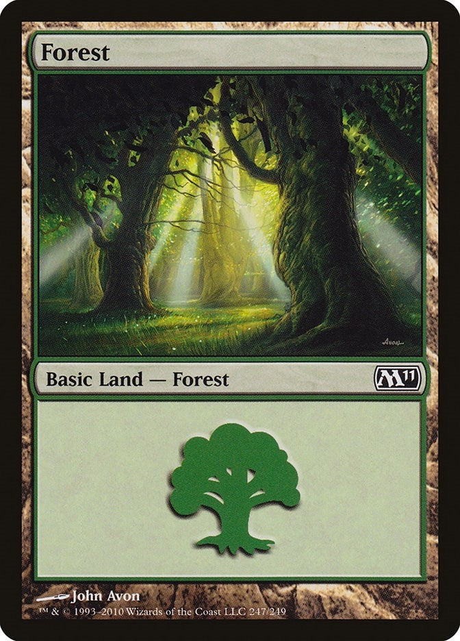 Image for Forest (247) (Magic 2011 (M11)) (247) - Magic: The Gathering